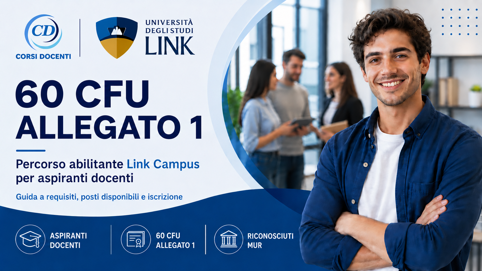 Percorso abilitante 60 CFU Allegato 1 Link Campus per aspiranti docenti