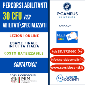 30 cfu Ecampus